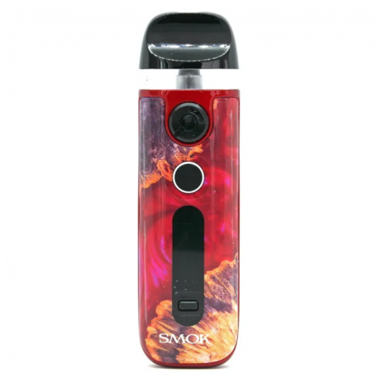 POD система SMOK NOVO 5 "Red Stabilithing Wood" в красном цвете