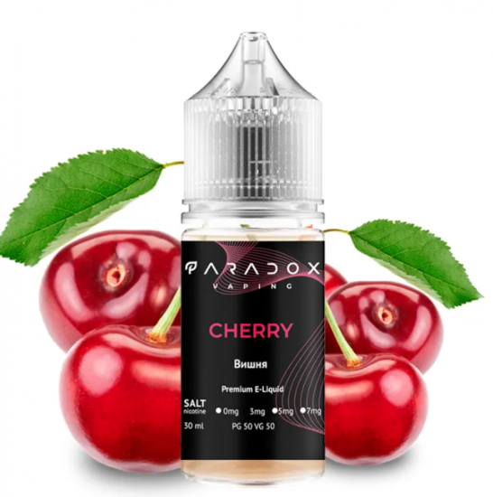 Жидкость для пода PARADOX 30 мл 30 мг со вкусом Cherry (Вишня)