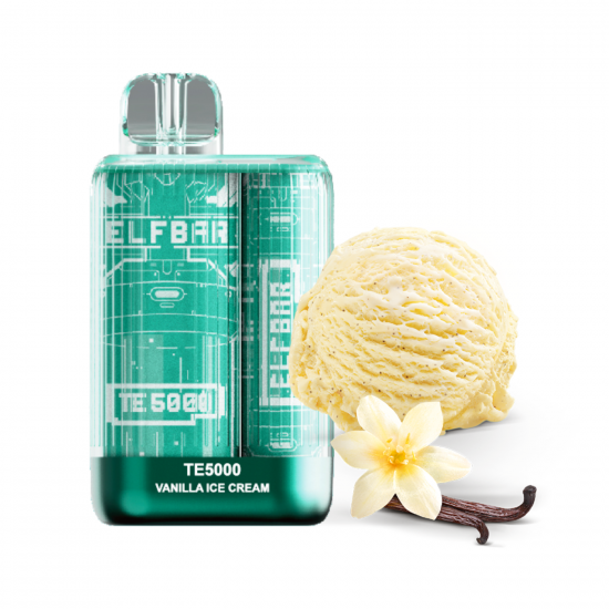 ELF BAR TE 5000 5% Vanilla Ice Cream (Ванильное Мороженое)