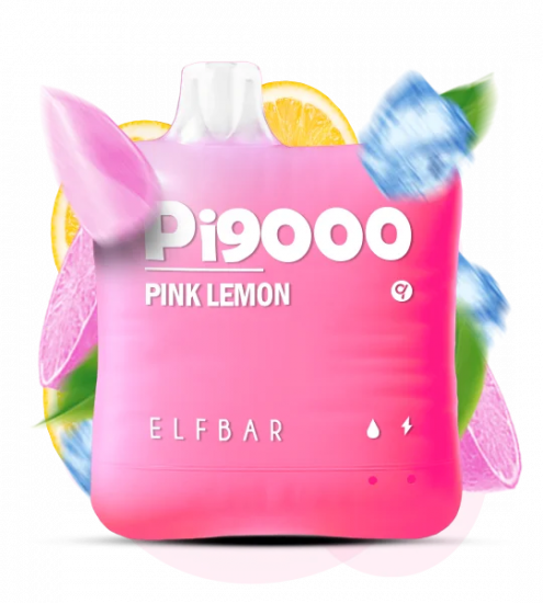 Одноразка ELF BAR PI 9000 5% Pink Lemon (Лимон Малина)