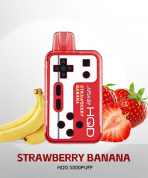 Одноразка HQD MVAR 5000 Strawberry Banana 5% (Клубника банан)