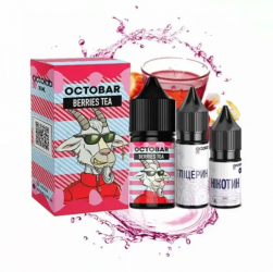 Набор для самозамеса OCTOBAR NFT 30 МЛ 50 МГ BERRIES TEA (Ягодный чай)