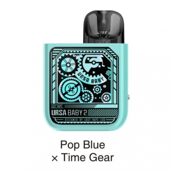 POD СИСТЕМА LOST VAPE URSA BABY 2 "POP BLUE x TIME GEAR"