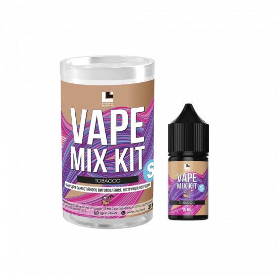 Набор для самозамеса VAPE MIX KIT TOBACCO 30ml (Табачный вкус)