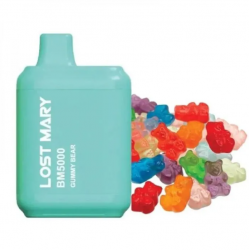 Одноразка LOST MARY BM5000 ЗАТЯЖЕК 5% "GUMMY BEAR" СО ВКУСОМ ЧЕРНИКИ МИШКИ ГАММИ