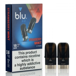 Картриджи Blu 2.0 18мг Strawberry Mint (Клубника мята)