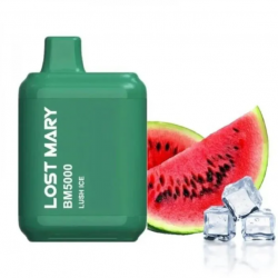 Одноразка LOST MARY BM5000 ЗАТЯЖЕК 5% "LUSH ICE" СО ВКУСОМ АРБУЗ СО ЛЬДОМ