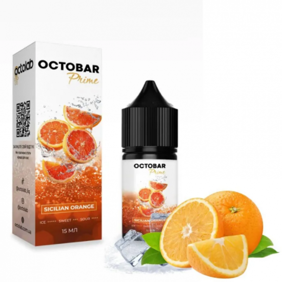 Набор для самозамеса OCTOBAR PRIME 30 МЛ 50 МГ SICILIAN ORANGE СО ВКУСОМ СИЦИЛИЙСКОГО АПЕЛЬСИНА