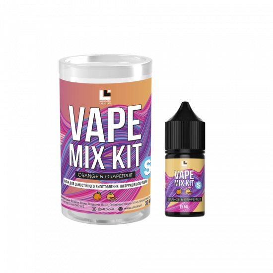 Набор для самозамеса VAPE MIX KIT ORANGE GRAPEFRUIT 30ml (Апельсин грейпфрут)