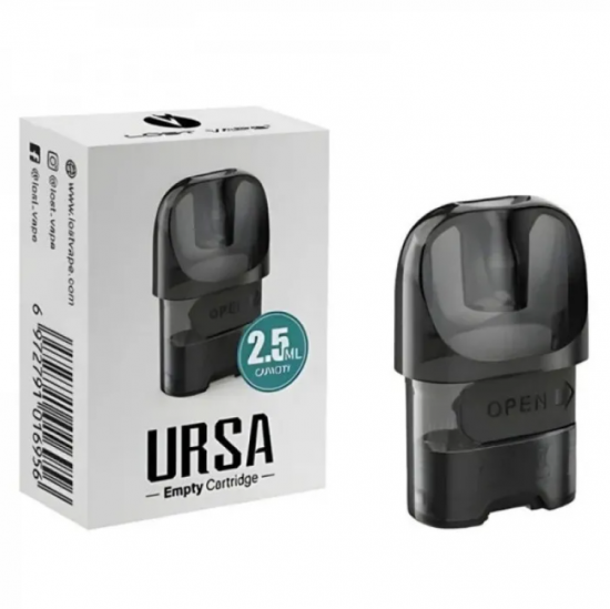 Пустой картридж LOST VAPE URSA NANO 2.5 мл "Black" (без испарителя)