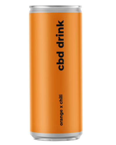 CBD Drink Orange Chili безалкогольний газований напій з CBD 0,33 л