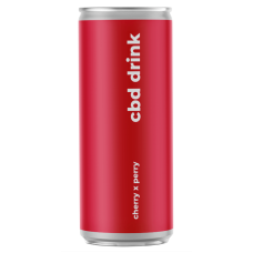 CBD Drink Cherry Perry середньогазований газований напій з CBD 0,33 л