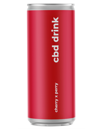 CBD Drink Cherry Perry середньогазований газований напій з CBD 0,33 л