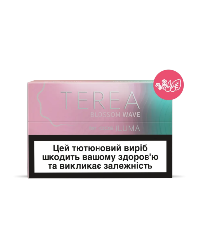 Стики для IQOS ILUMA TEREA BLOSSOM WAVE (вишневый цвет+ментол) (20шт)