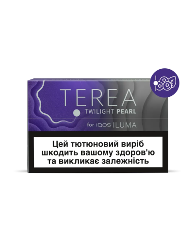 Стики для IQOS ILUMA TEREA TWILIGHT PEARL (капс. черника+ментол) (20шт)