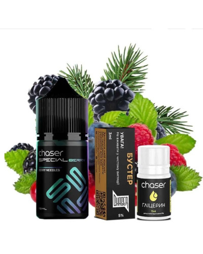 Набор для самозамеса Chaser Special Berry 30 мл 50 мг Berry Needles (ягоды и хвоя)