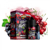 НАБІР ДЛЯ САМОЗАМІСУ FLAMINGO 30 МЛ 50 МГ REBINA CHERRY ЗІ СМАКОМ ВИШНІ ТА СМОРОДИНИ