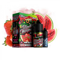 НАБОР ДЛЯ САМОЗАМЕСА FLAMINGO 30 МЛ 50 МГ STRAWBERRY WATERMELON СО ВКУСОМ КЛУБНИКИ И АРБУЗА