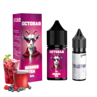 Набор для самозамеса OCTOBAR NFT 10 мл 50 мг "Berries Tea" со вкусом ягодного чая