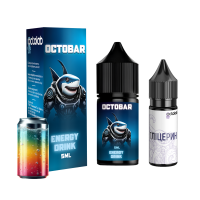Набір для самозамісу OCTOBAR NFT 10 мл 50 мг Energy Drink зі смаком енергетика