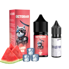 НАБІР ДЛЯ САМОЗАМІСУ OCTOBAR NFT 10 МЛ 50 МГ LUSH ICE ЗІ СМАКОМ КАВУНА З ЛЬОДОМ