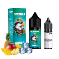 Набір для самозамісу OCTOBAR NFT 10 мл 50 мг Tropic Q зі смаком тропічний мікс лід