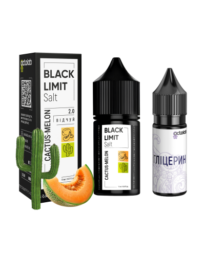 Набор для самозамеса Octobar Black Limit 30 мл 50 мг Cactus Melon (кактус дыня)