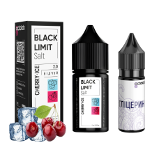Набір для самозамісу Octobar Black Limit 30 мл 50 мг Cherry Ice (вишня лід)