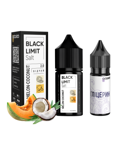Набір для самозамісу Octobar Black Limit 30 мл 50 мг Melon Coconut (диня кокос)