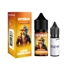 Набір для самозамісу OCTOBAR NFT 30 мл 50 мг "Lemon Ginger Cake" зі смаком імбірного печива з лимоном