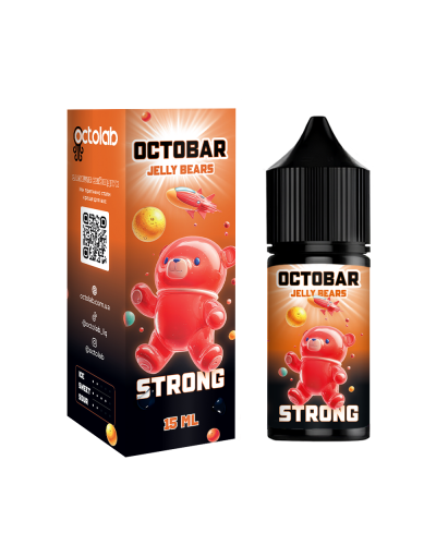 НАБІР ДЛЯ САМОЗАМІСУ OCTOBAR STRONG 30 МЛ 50 МГ JELLY BEARS ЗІ СМАКОМ ФРУКТОВОГО МАРМЕЛАДУ