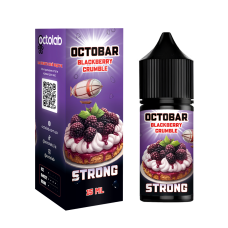 НАБОР ДЛЯ САМОЗАМЕСА OCTOBAR STRONG 30 МЛ 50 МГ BLACKBERRY CRUMBLE СО ВКУСОМ ЧЕРНИЧЕНОГО ПИРОГА