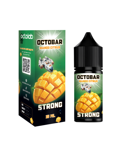 НАБІР ДЛЯ САМОЗАМІСУ OCTOBAR STRONG 30 МЛ 50 МГ MANGO CITRUS ЗІ СМАКОМ МАНГО ТА ЦИТРУСІВ