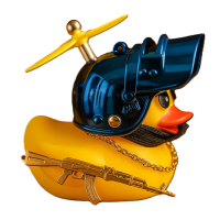 Cool Duck Желтый утенок в шлеме "PUBG" (синий)