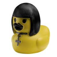 Cool Duck Желтый утенок в стиле панк-эмо (с крестом)