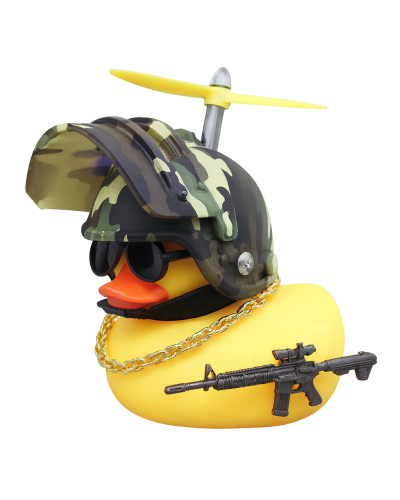 Cool Duck Желтый утенок в шлеме "PUBG" (камуфляж)