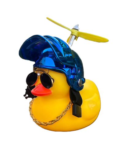 Cool Duck Желтый утенок в шлеме "PUBG" (синий)