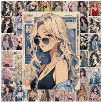 Набор стикеров "Anime Girls" 60 шт