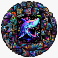 Набір стікерів "Colored Animals" 50 шт