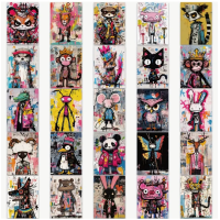 Набор стикеров "Street Art Animals" 50 шт