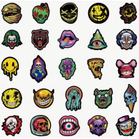 Набор стикеров "Scary" 50 шт