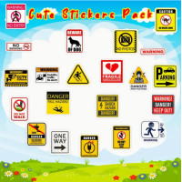 Набор стикеров "Signs" 50 шт