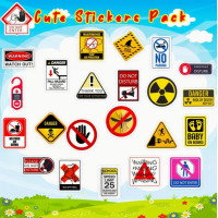 Набор стикеров "Signs" 50 шт