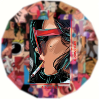 Набір стікерів "Girls" 50 шт