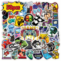 Набір стікерів "Play Game" 50 шт