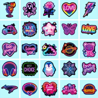 Набір стікерів "Cute Neon" 50 шт