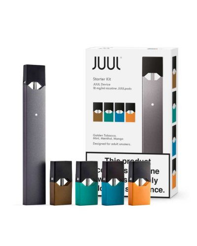 Pod система JUUL 1 starter kit 4 units (Golden Tobacco, Mint, Menthol, Mango)
