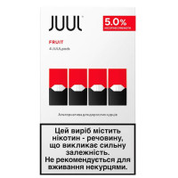 Картриджи JUUL 1 Fruit (лесные ягоды, персик, виноград) 50мг