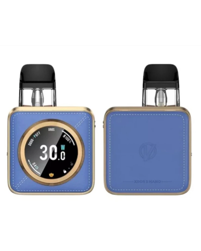 Pod система Vaporesso Xros 5 Nano "Blue Leatherette" у синьому кольорі
