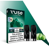 Картриджі VUSE Extra Intense Flavour Pods 20 мг (2%) Cucumber mix (огірок м'ята)